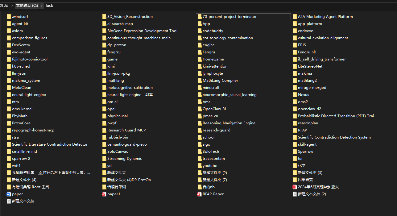 Project folders
